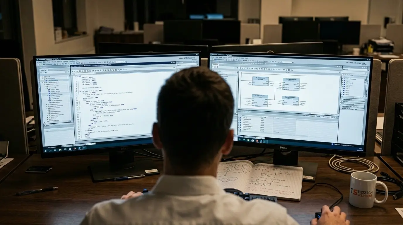 Christoph Tietzsch im Büro